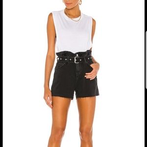AllSaints Hanah paperbag shorts